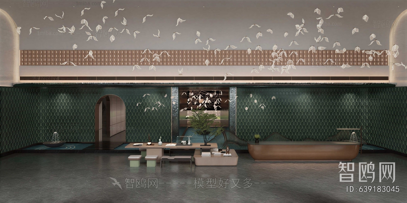 New Chinese Style Lobby Hall