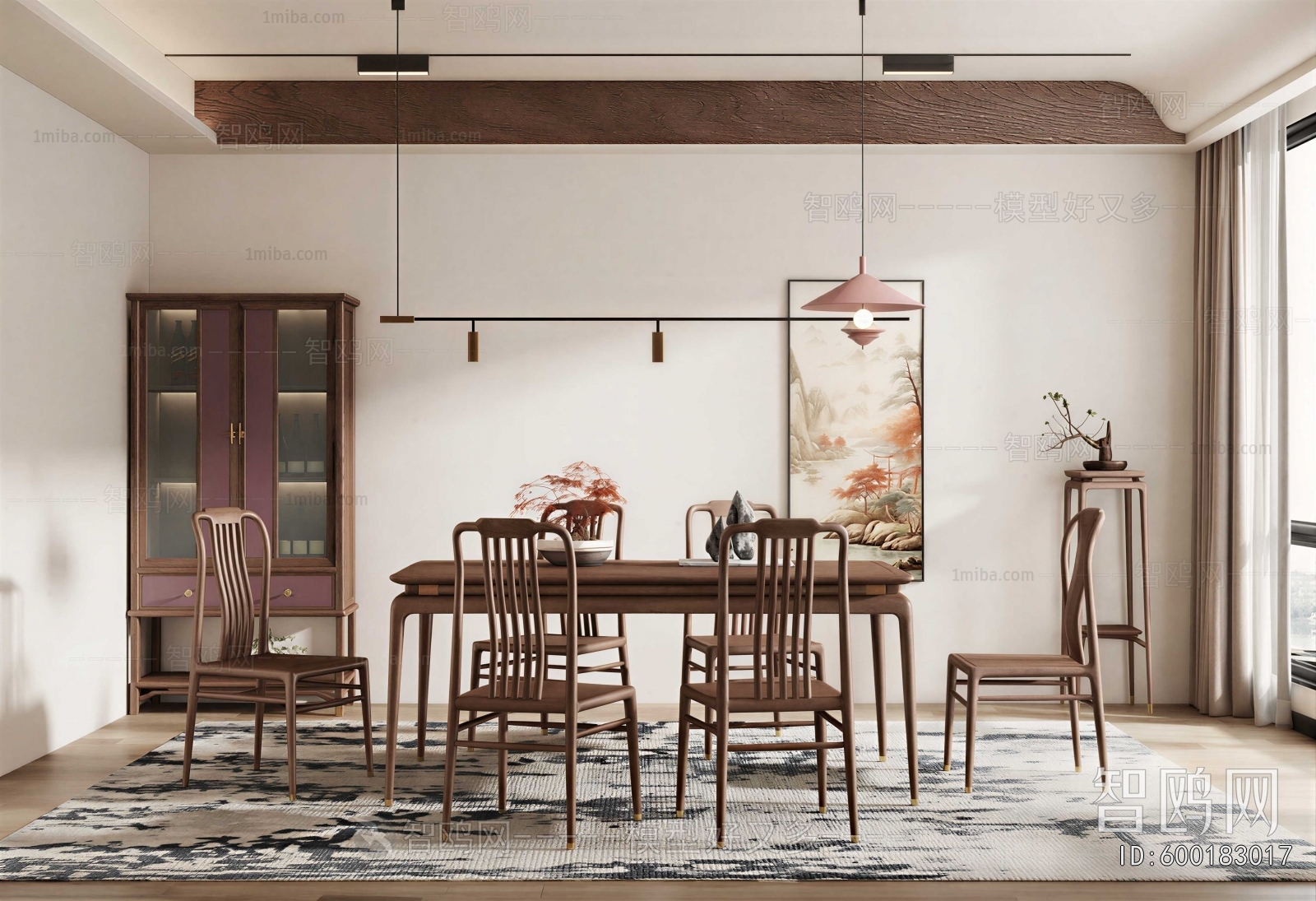 New Chinese Style Dining Room