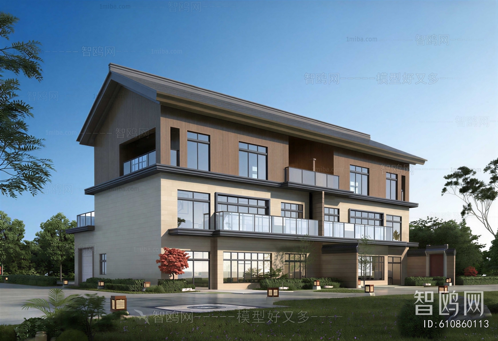 New Chinese Style Townhouse