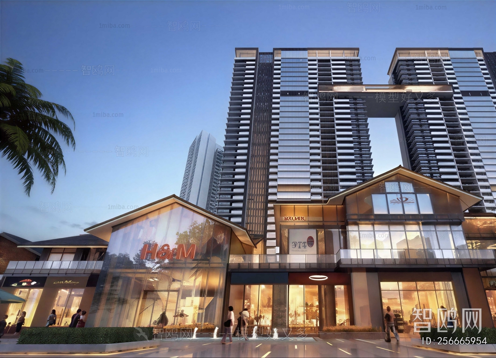 Modern Appearance Of Commercial Building
