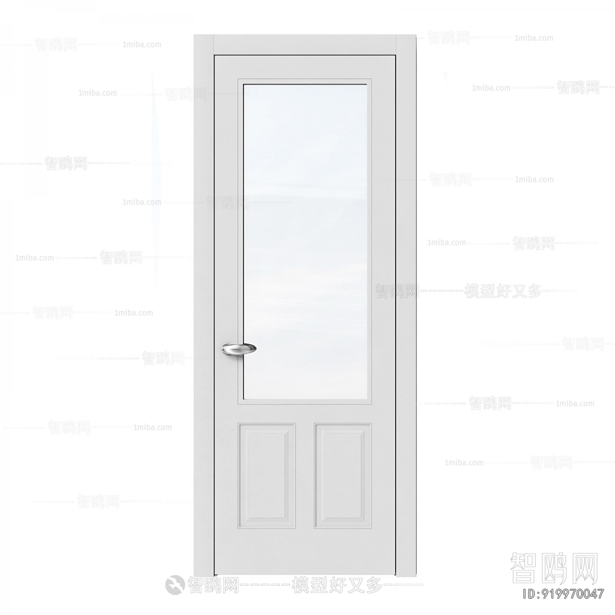Simple European Style Single Door