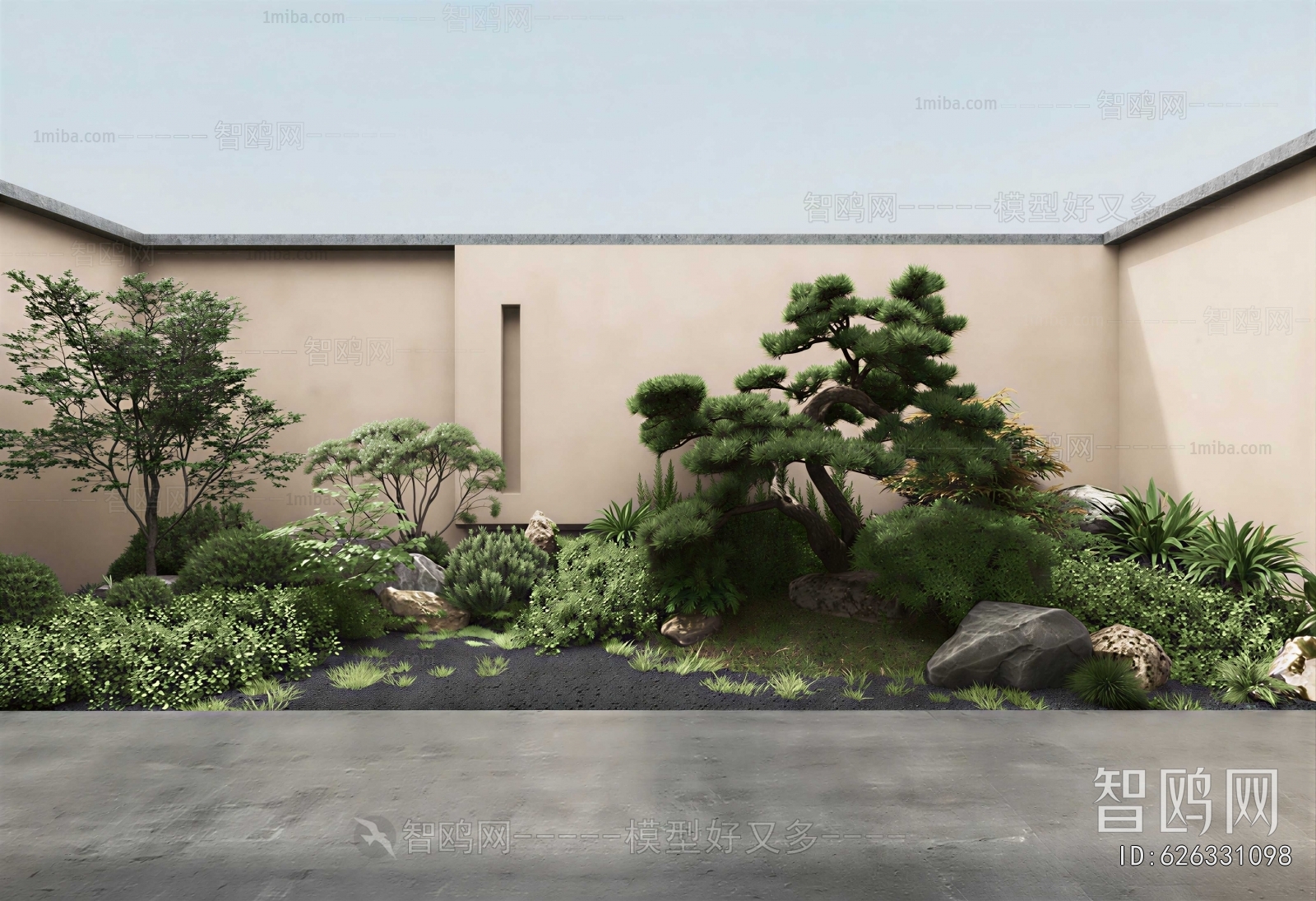 New Chinese Style Plant Landscaping