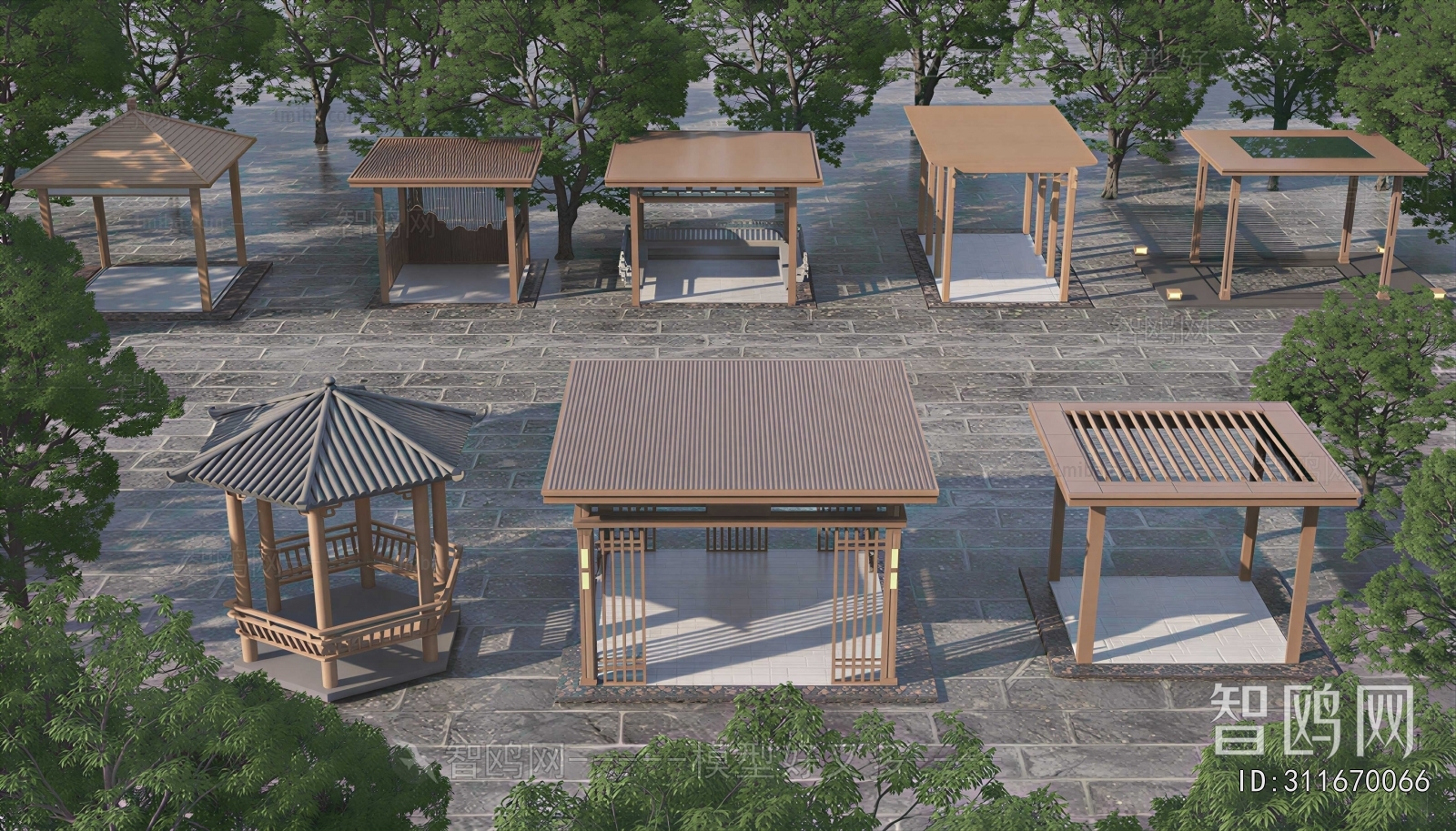 New Chinese Style Pavilion