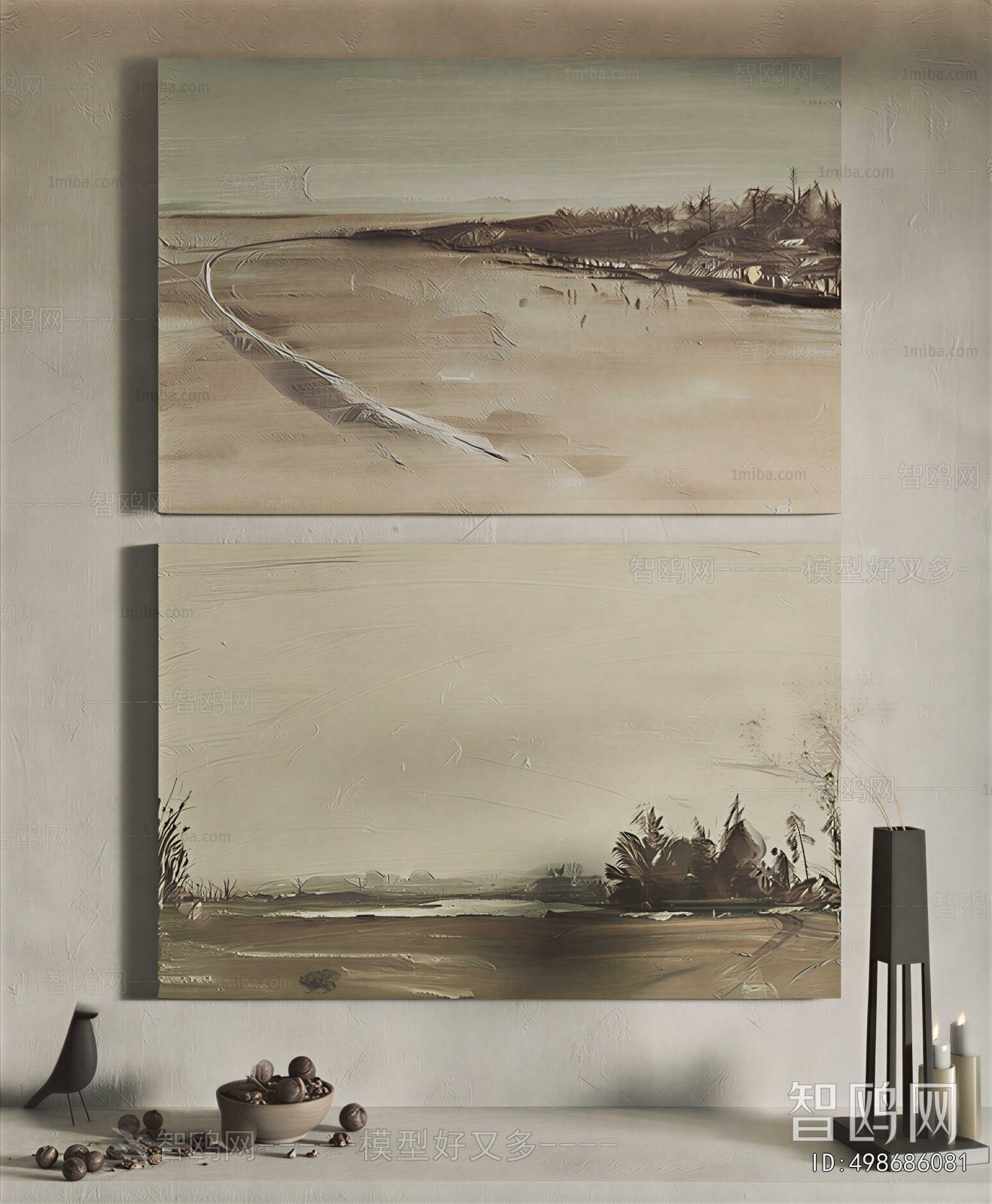 Wabi-sabi Style Painting