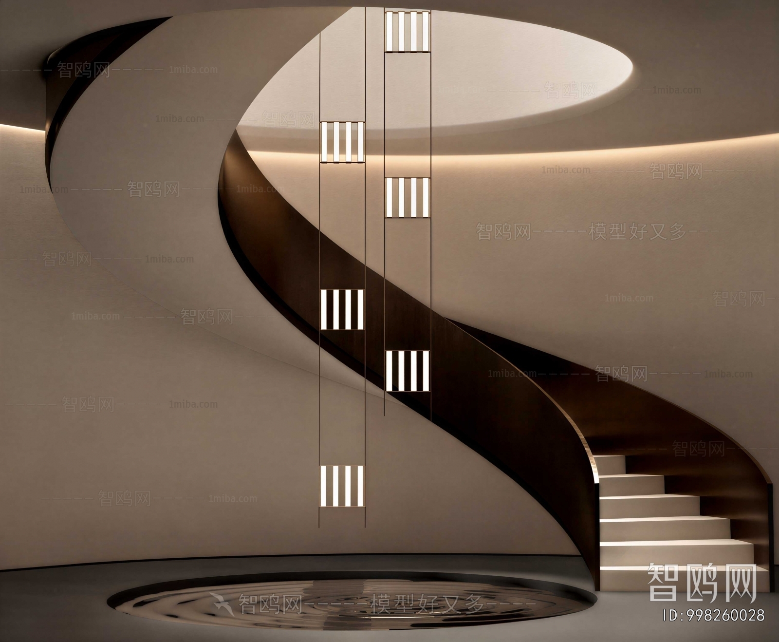 Modern Rotating Staircase