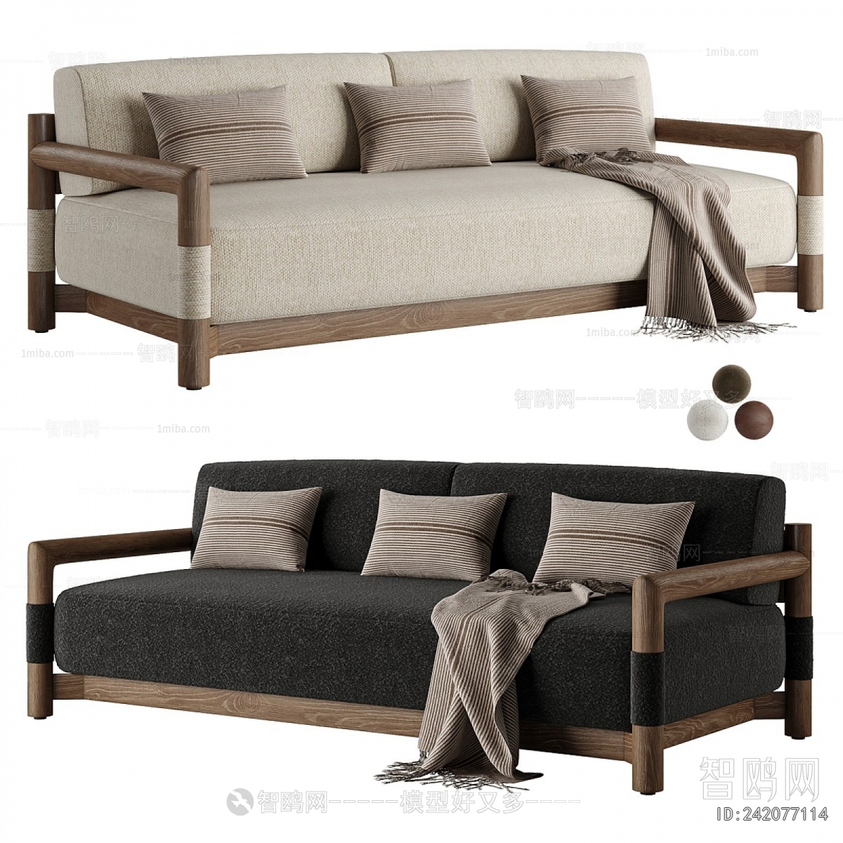 Modern Multi Person Sofa