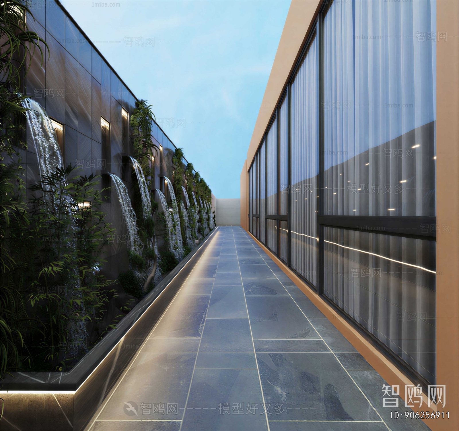Modern Courtyard/landscape