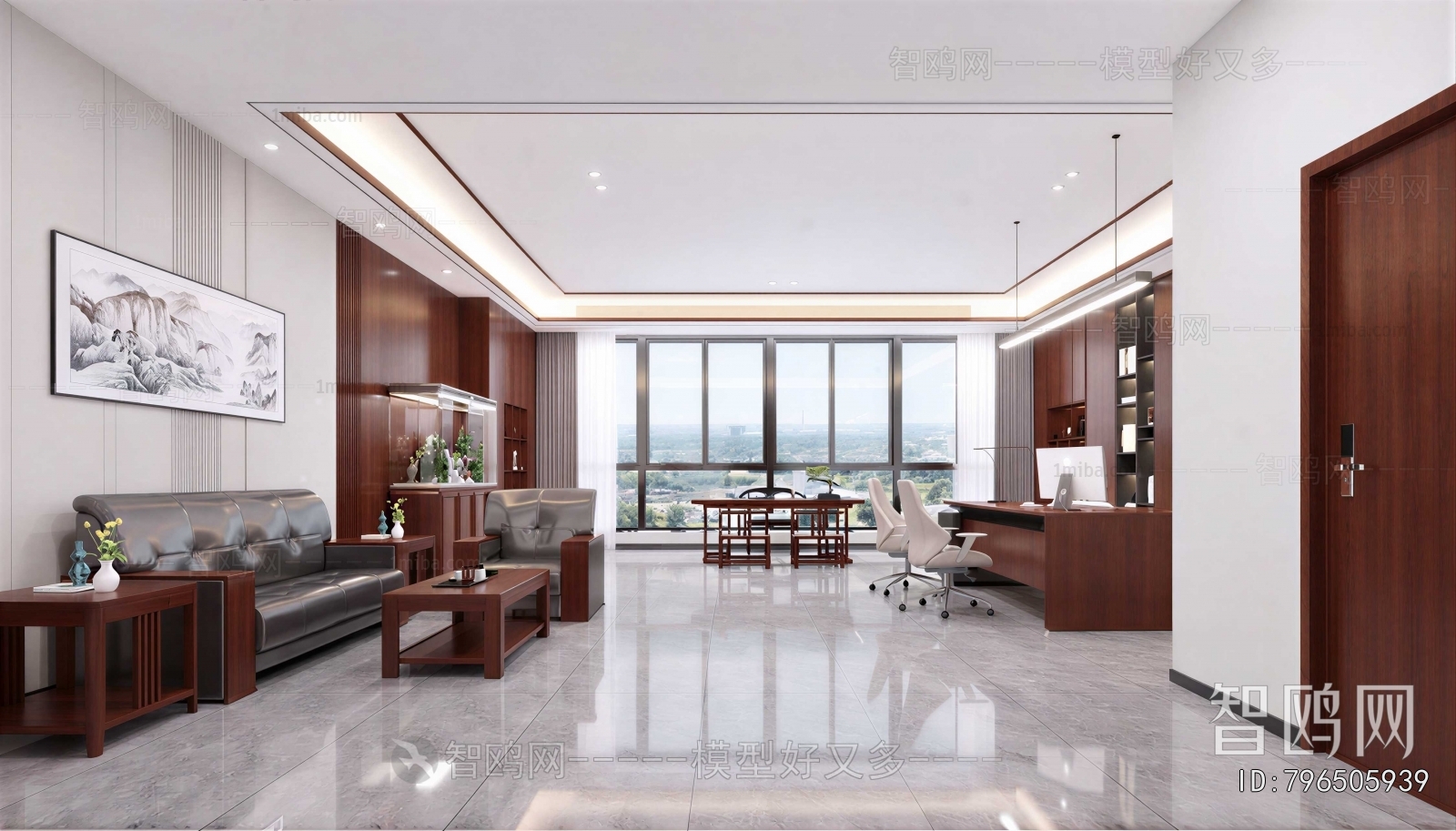 Chinese Style Manager's Office