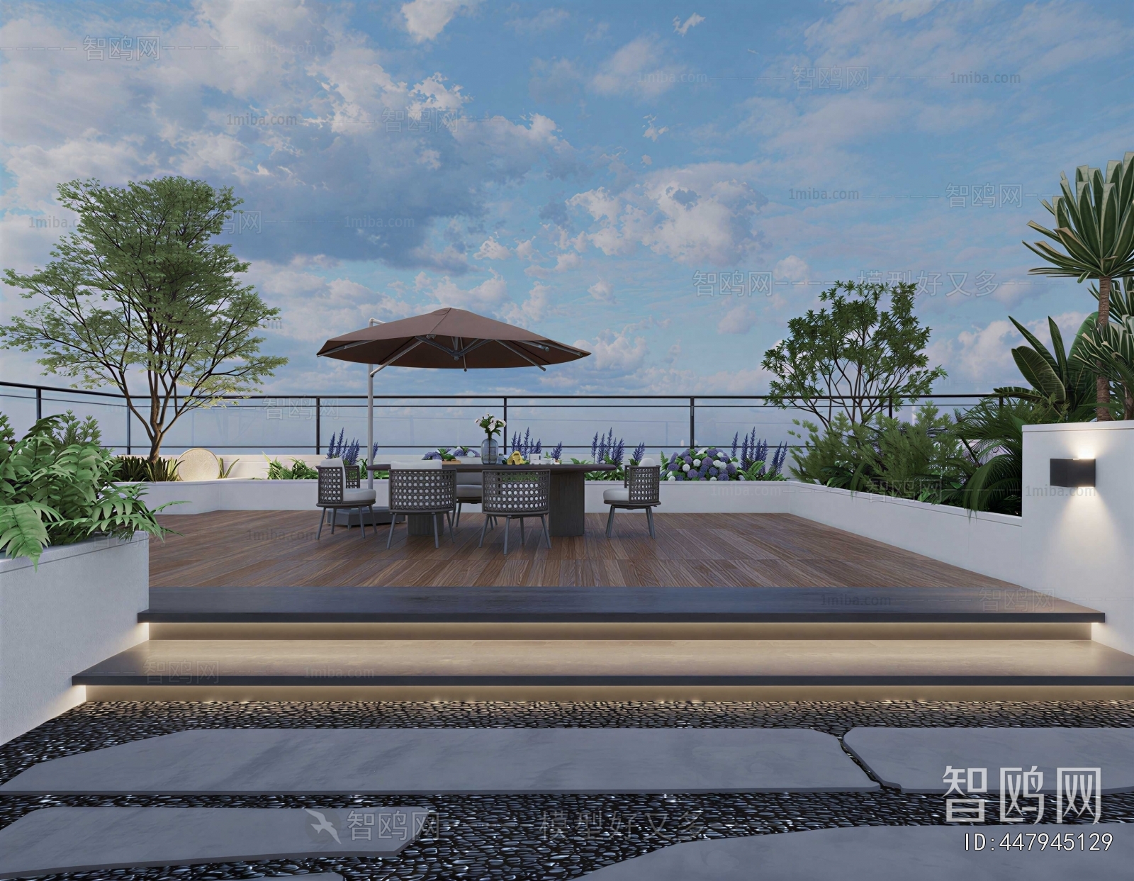 Modern Courtyard/landscape
