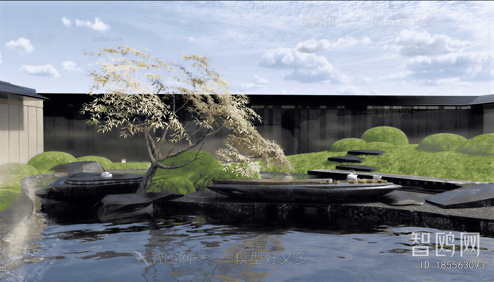 New Chinese Style Courtyard/landscape