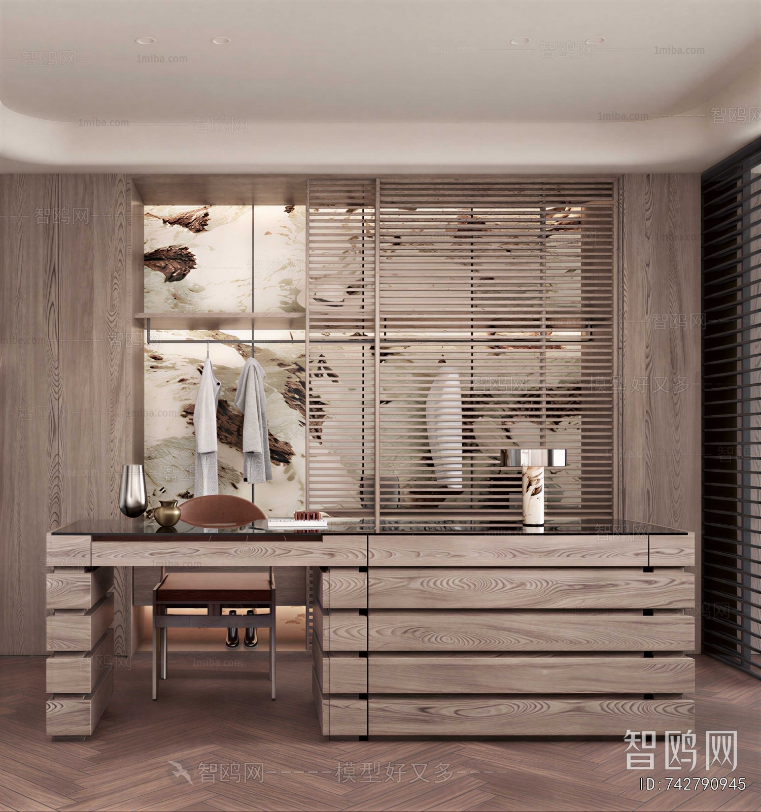 Modern Clothes Storage Area
