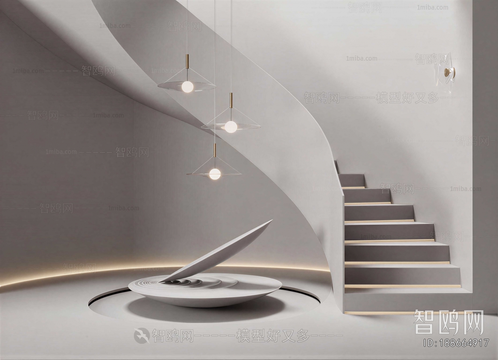 Modern Rotating Staircase