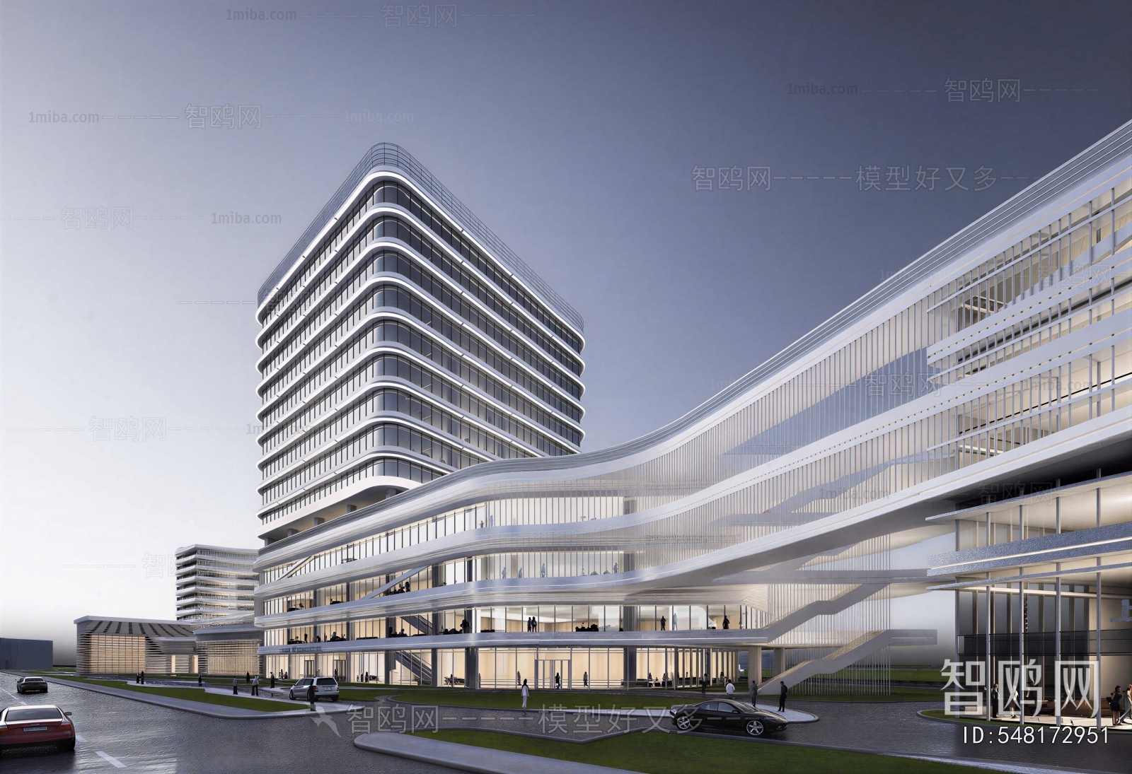 Modern Appearance Of Commercial Building
