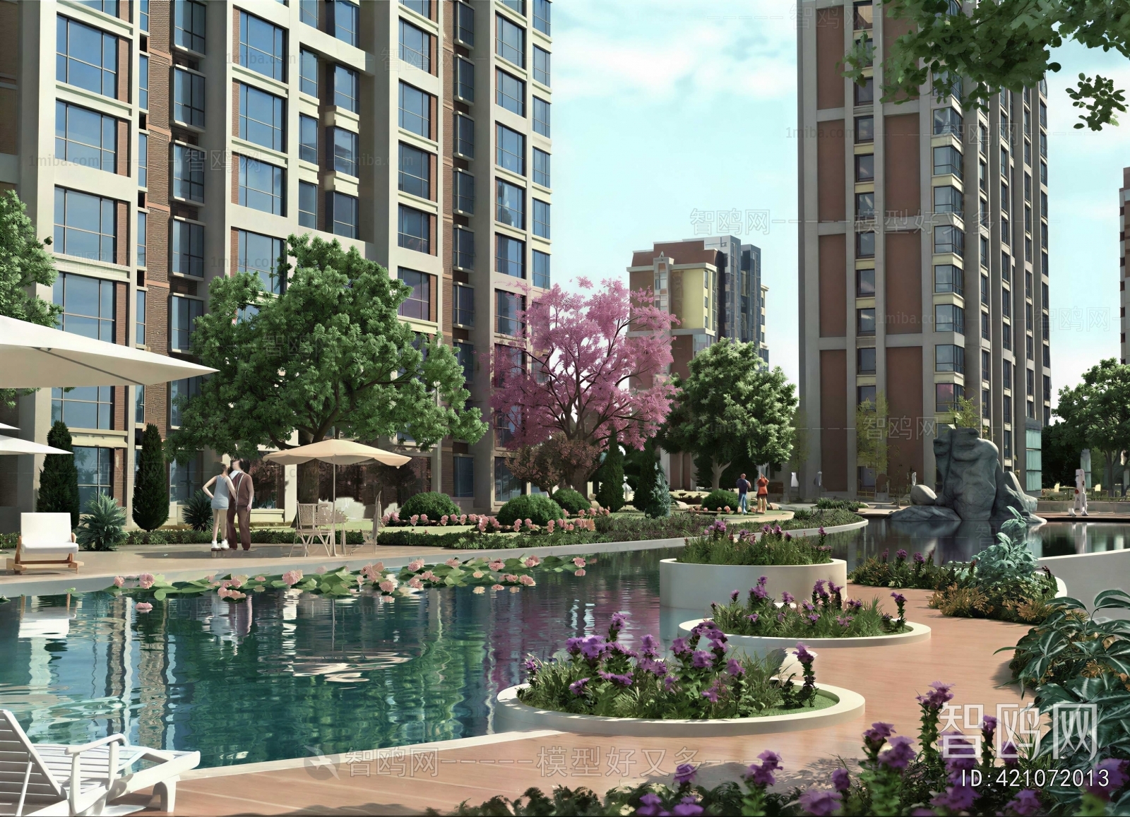 Modern Park Landscape