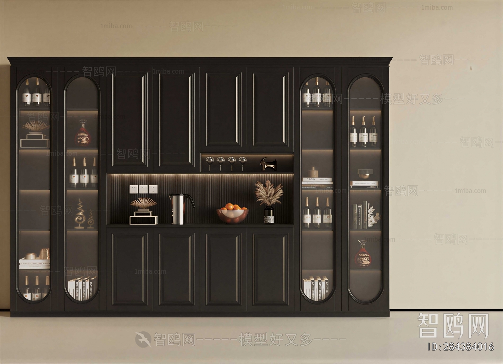 American Style Wine Cabinet