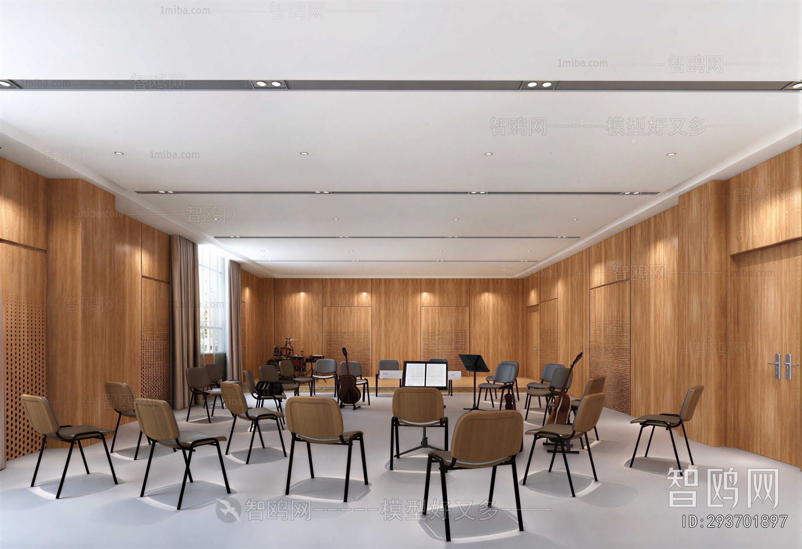Modern Music Room