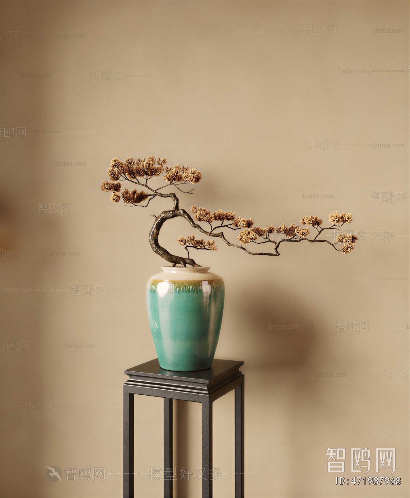 New Chinese Style Flower Arrangement
