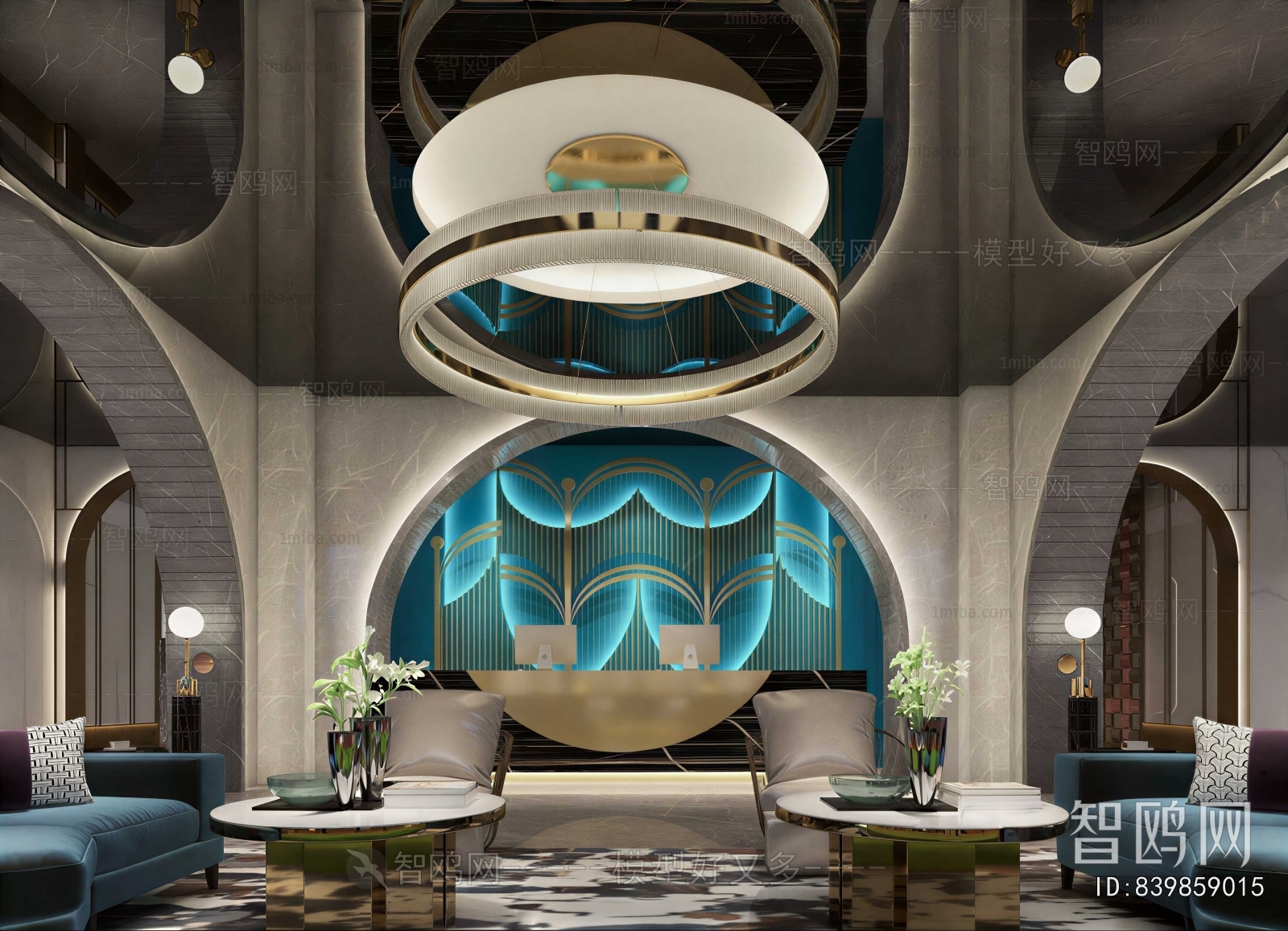Modern Reception Area