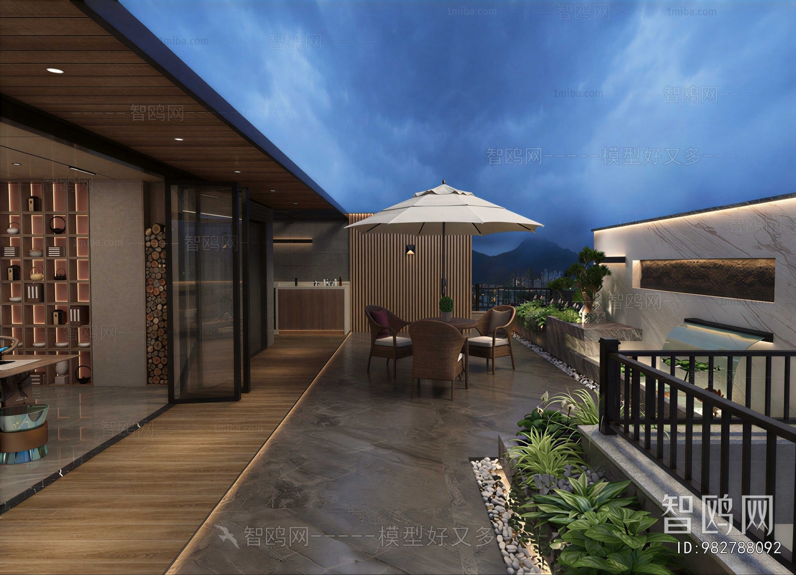 Modern Terrace