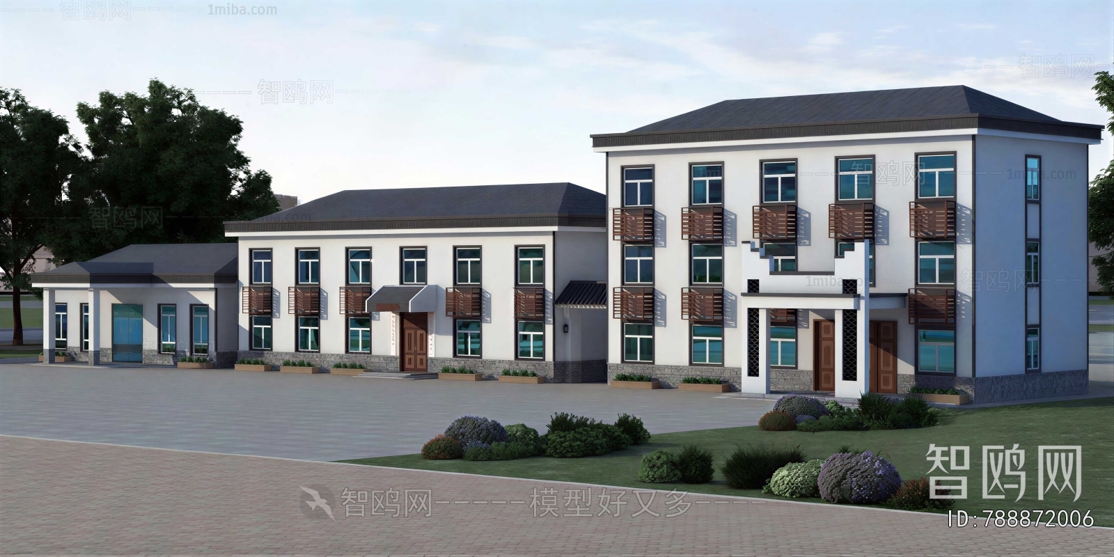 New Chinese Style Residential Building