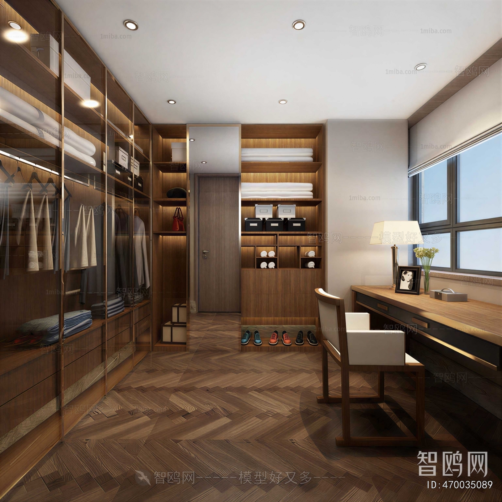 Modern Clothes Storage Area