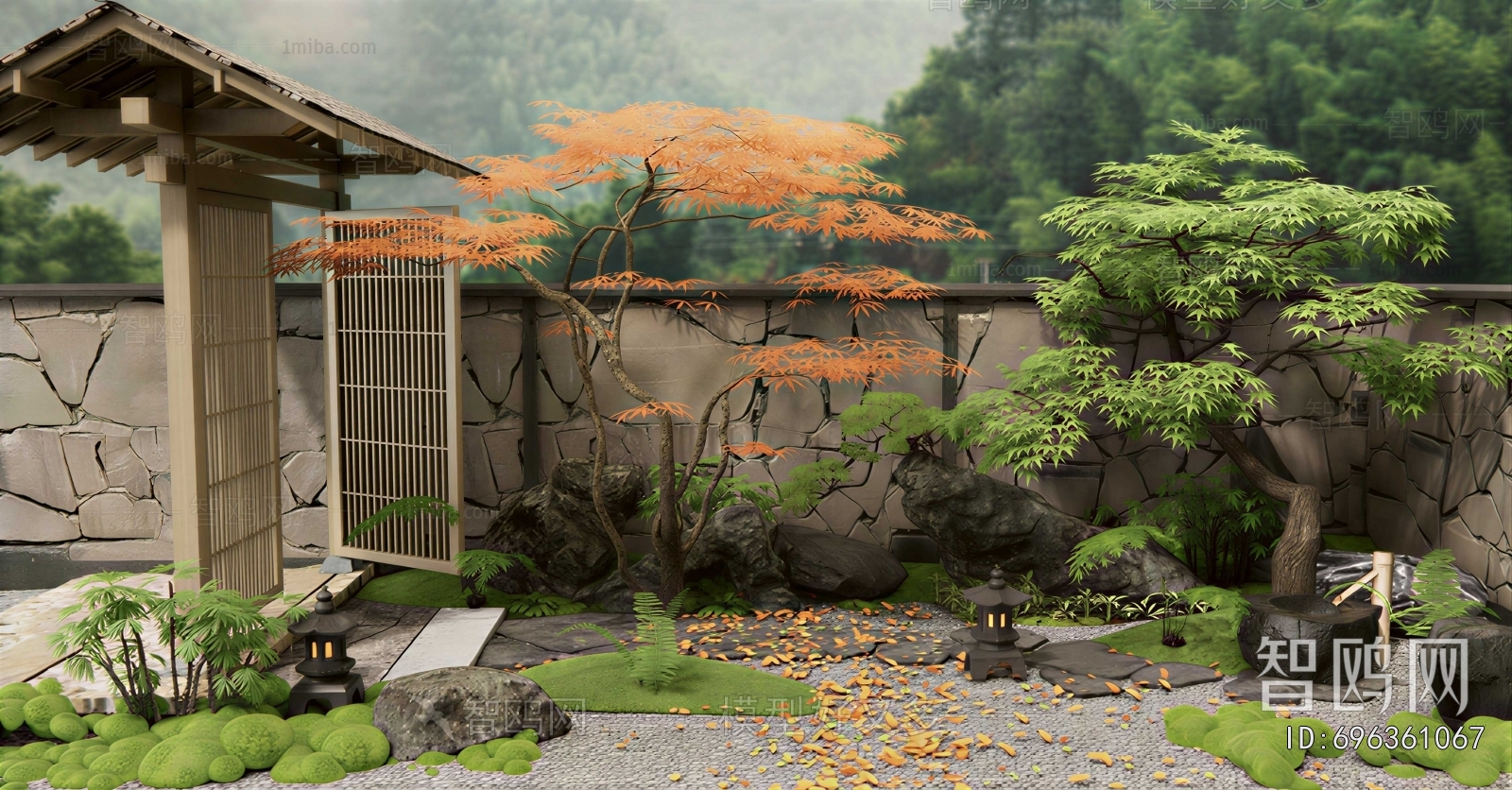 New Chinese Style Courtyard/landscape