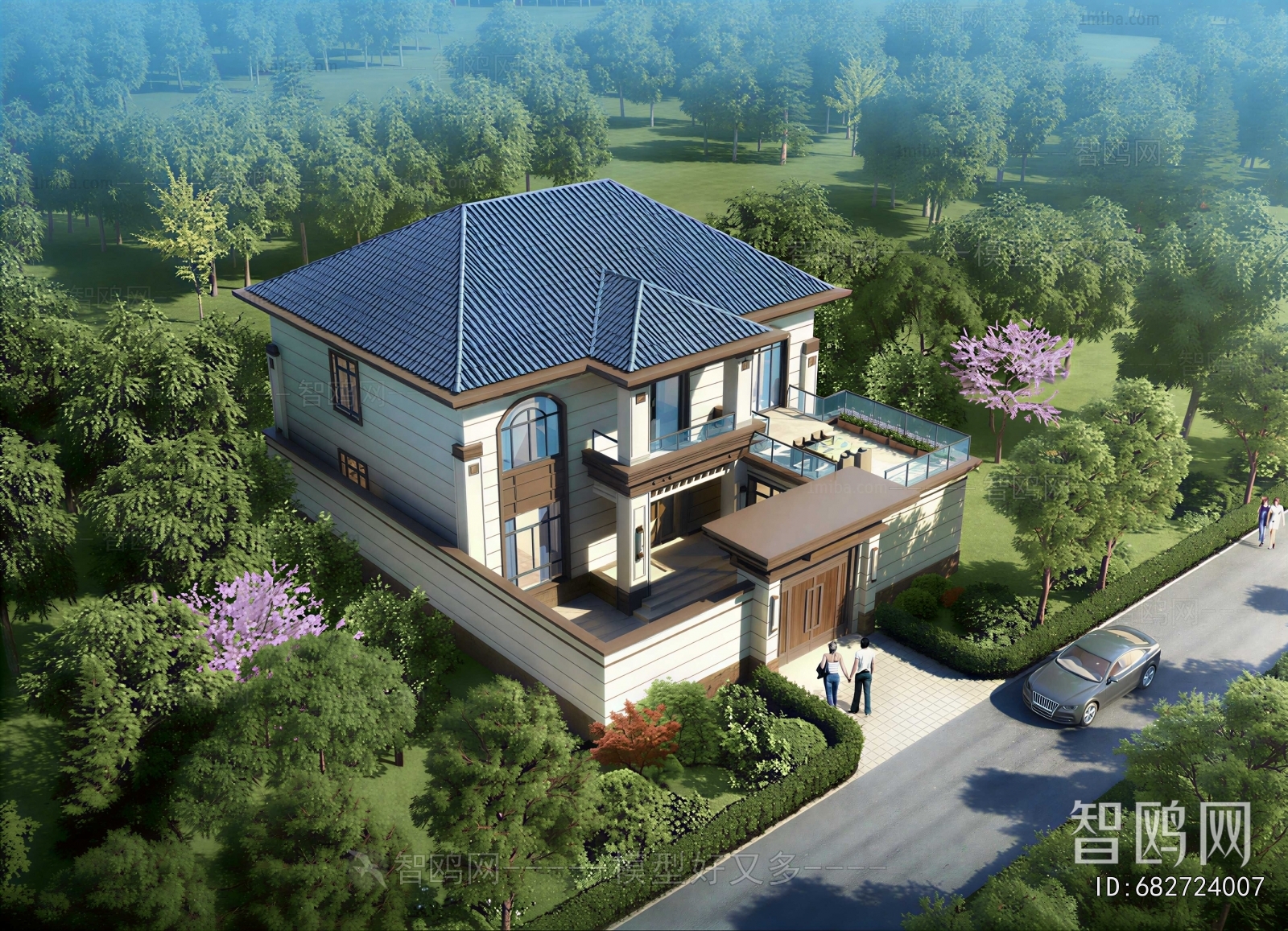 New Chinese Style Detached Villa