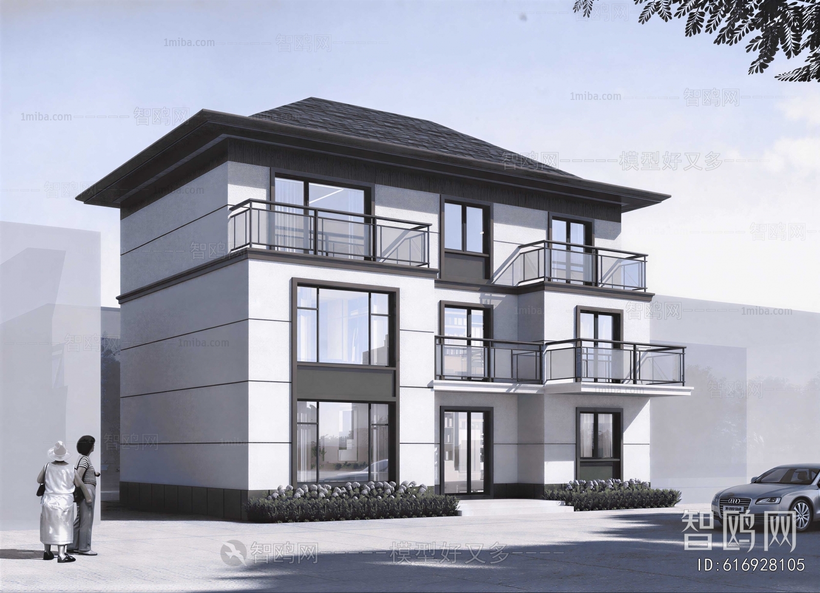 New Chinese Style Detached Villa