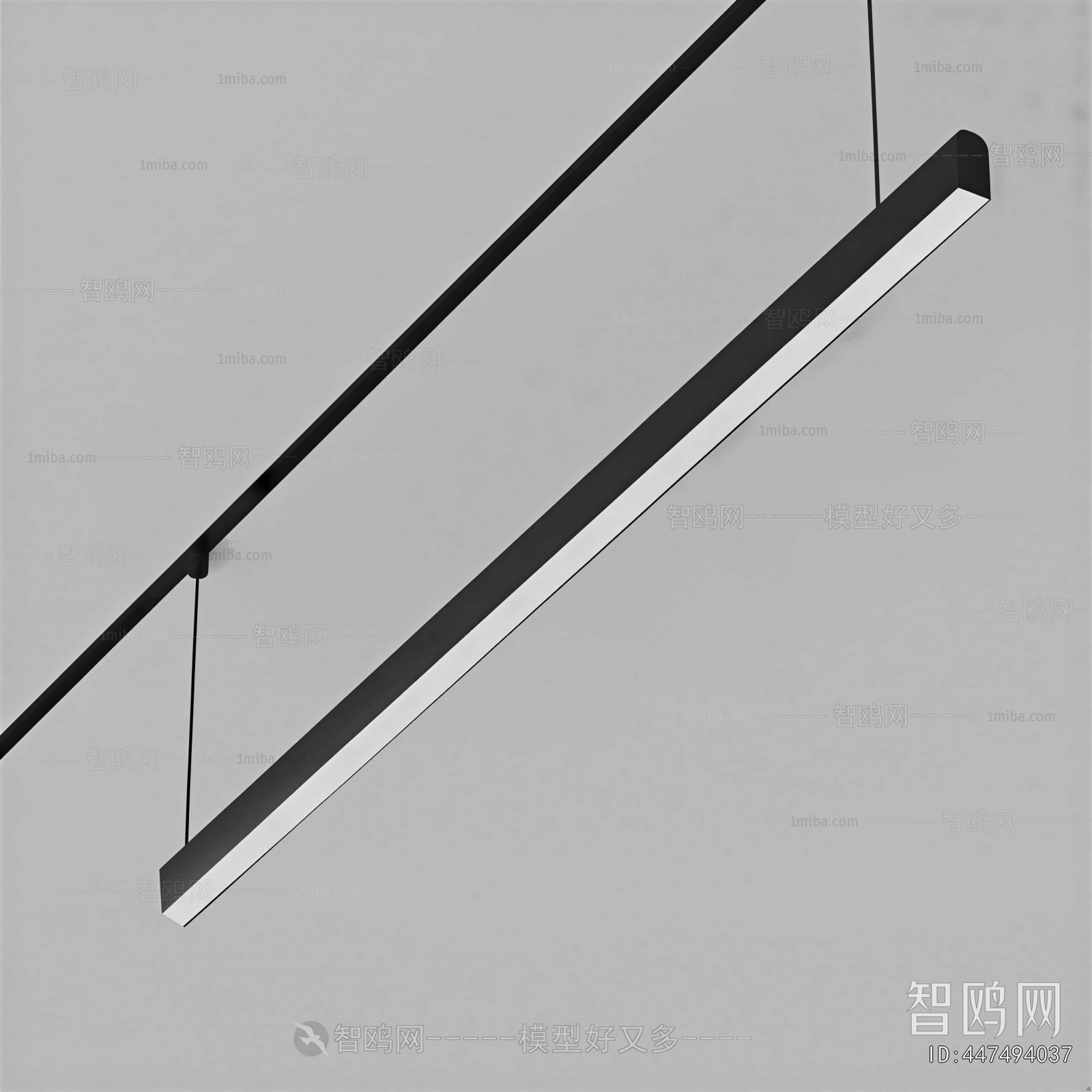 Modern Long Chandelier