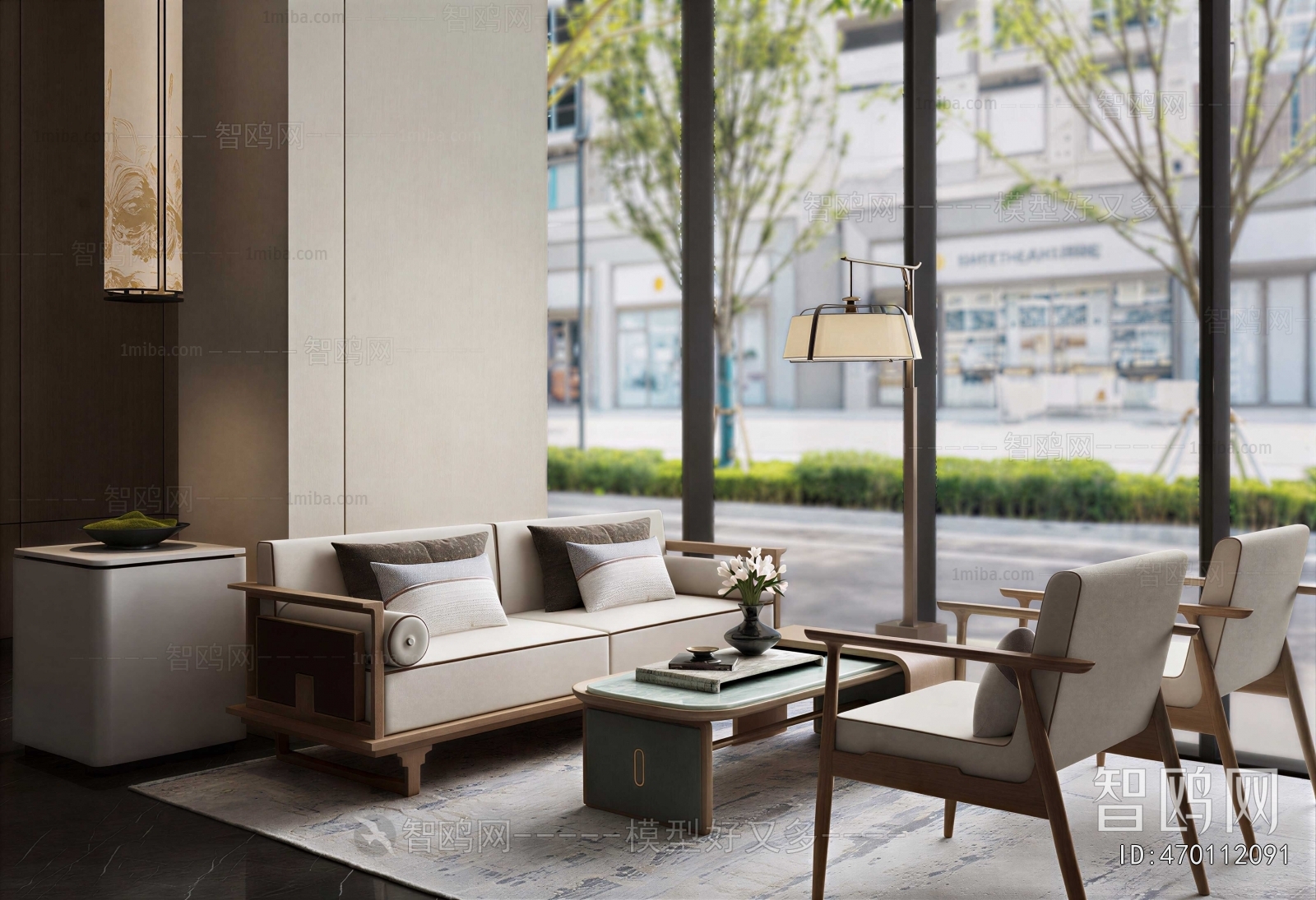 New Chinese Style Sofa Combination