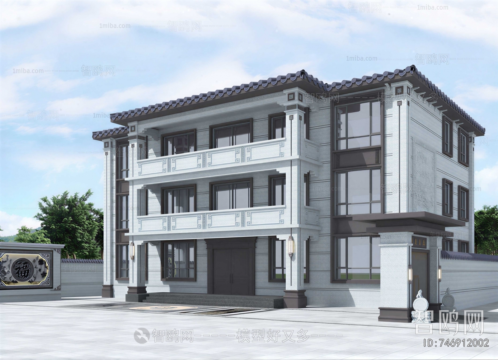 New Chinese Style Detached Villa