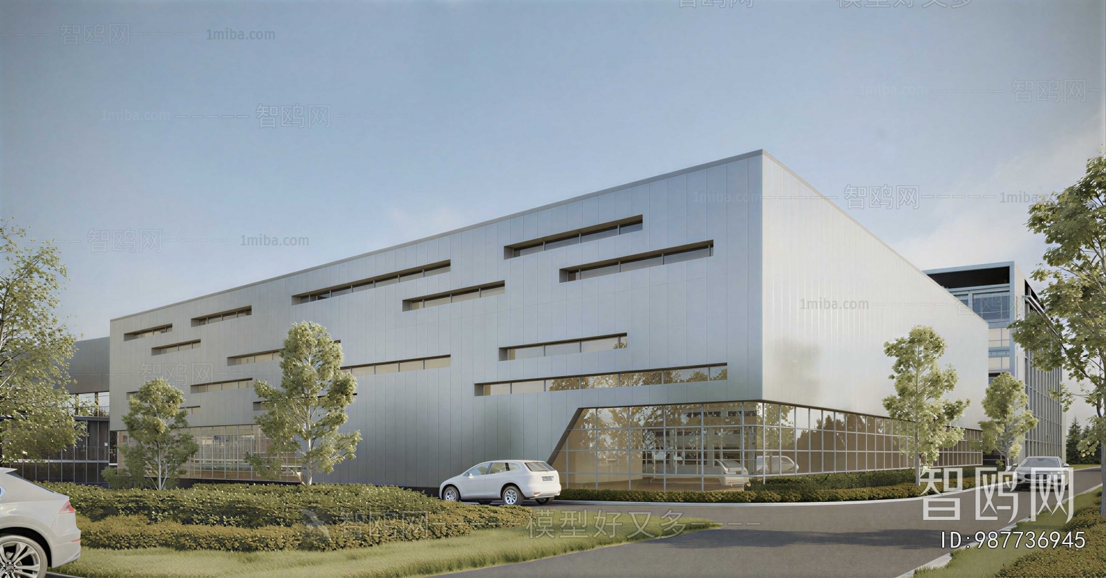 Modern Appearance Of Commercial Building