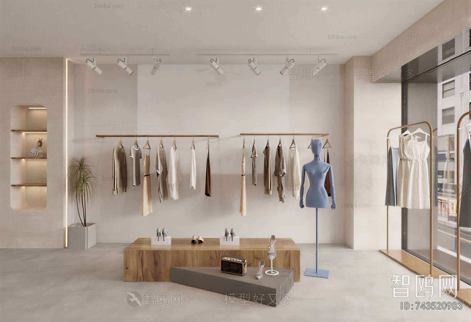 Modern Clothing Store