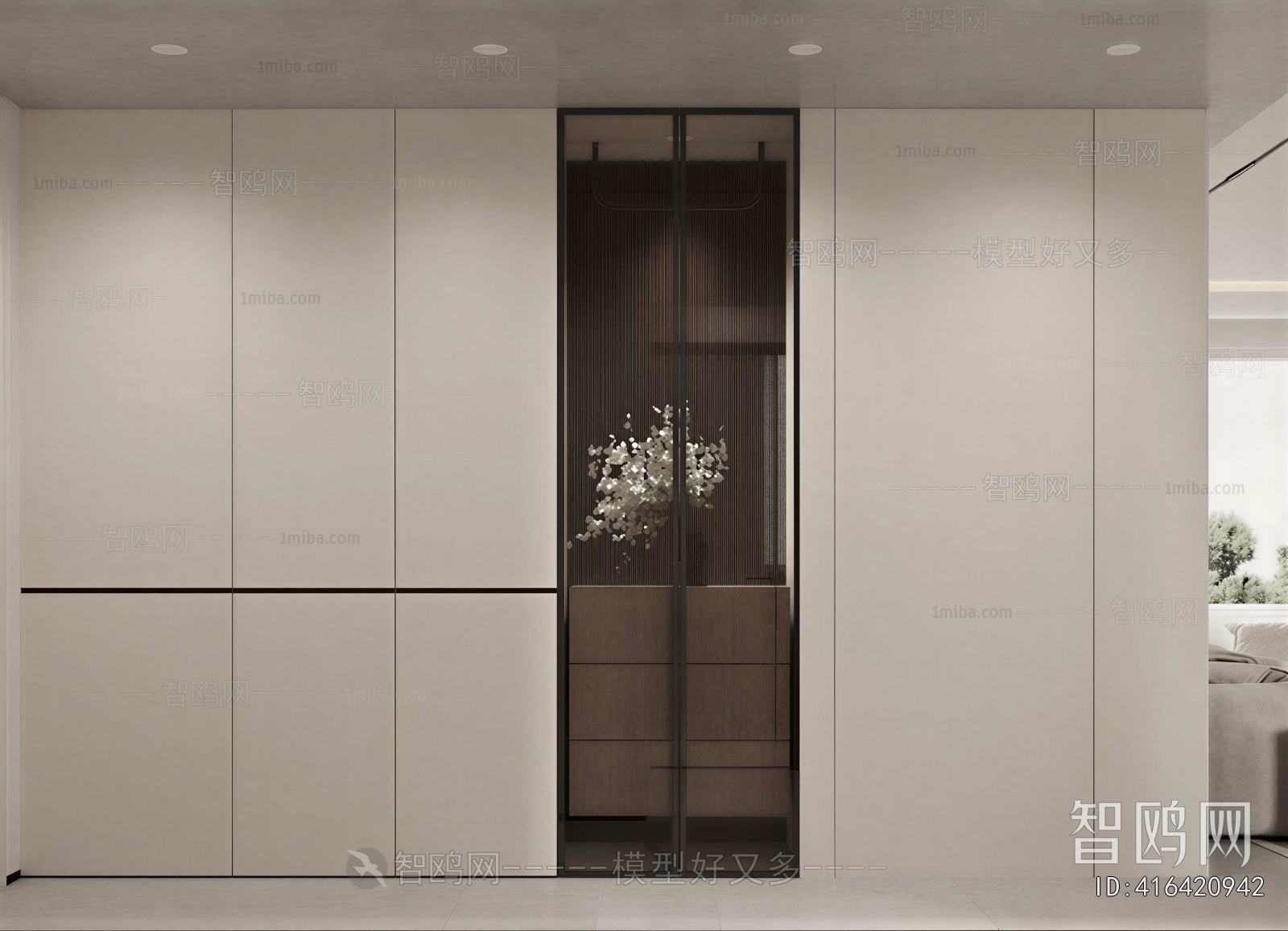 Modern Shoe Cabinet