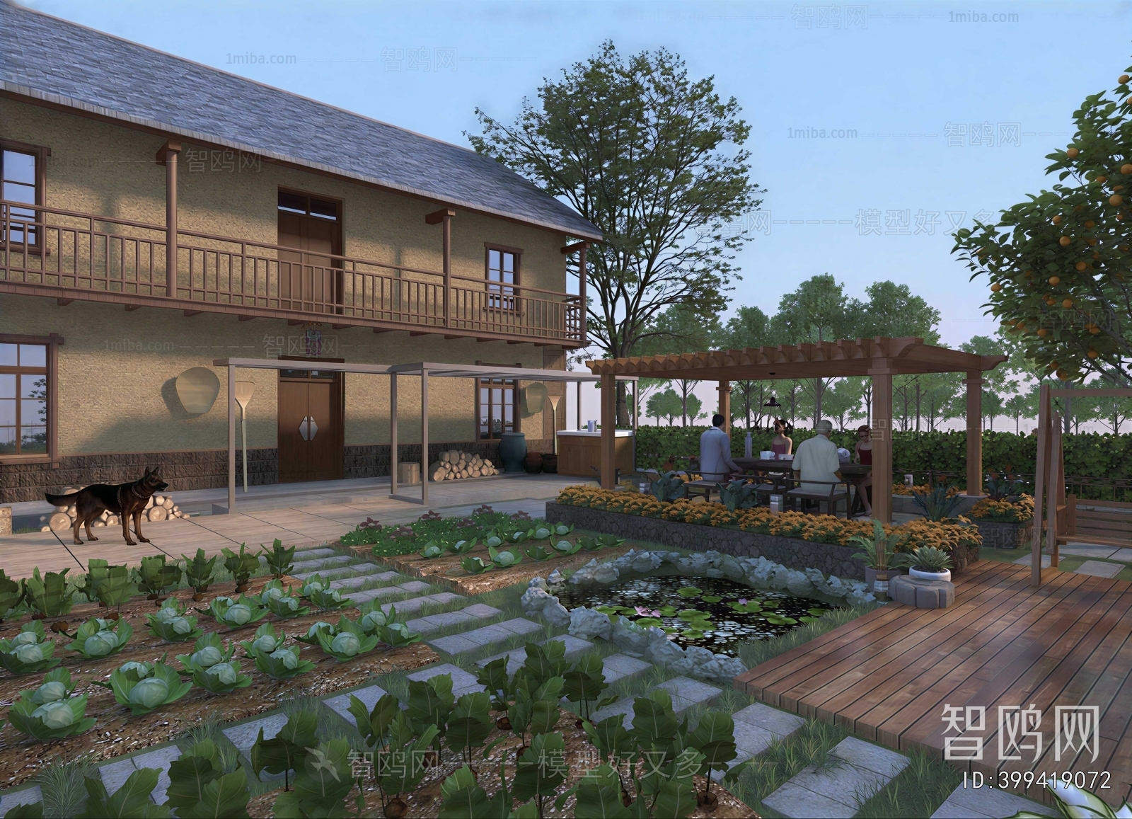 Chinese Style Courtyard/landscape