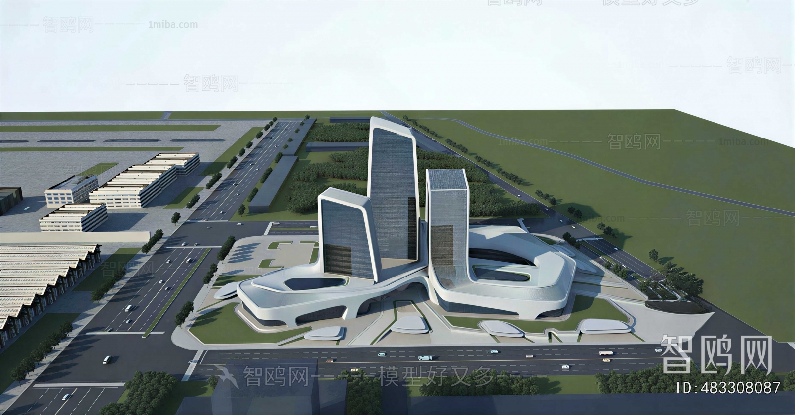 Modern Appearance Of Commercial Building