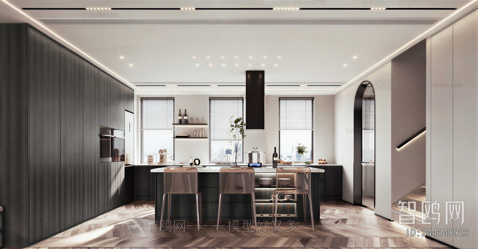 Modern Open Kitchen