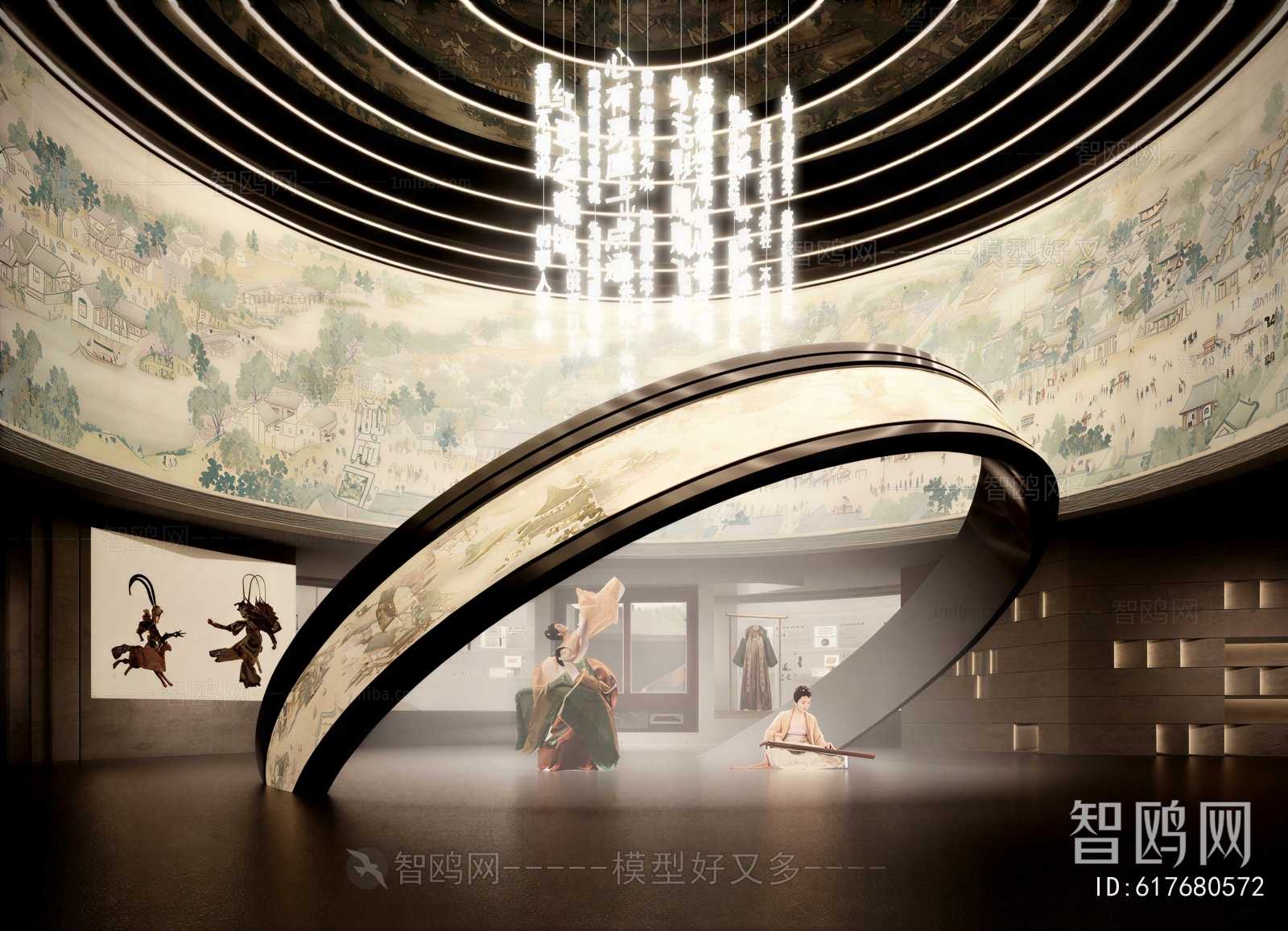 New Chinese Style Exhibition Hall