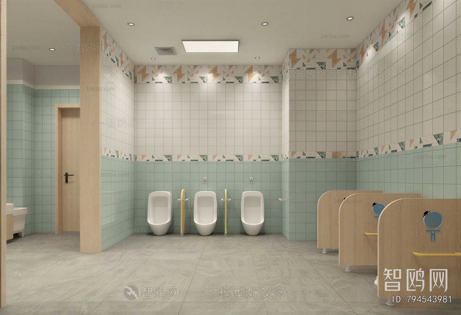 Nordic Style Children's Restroom