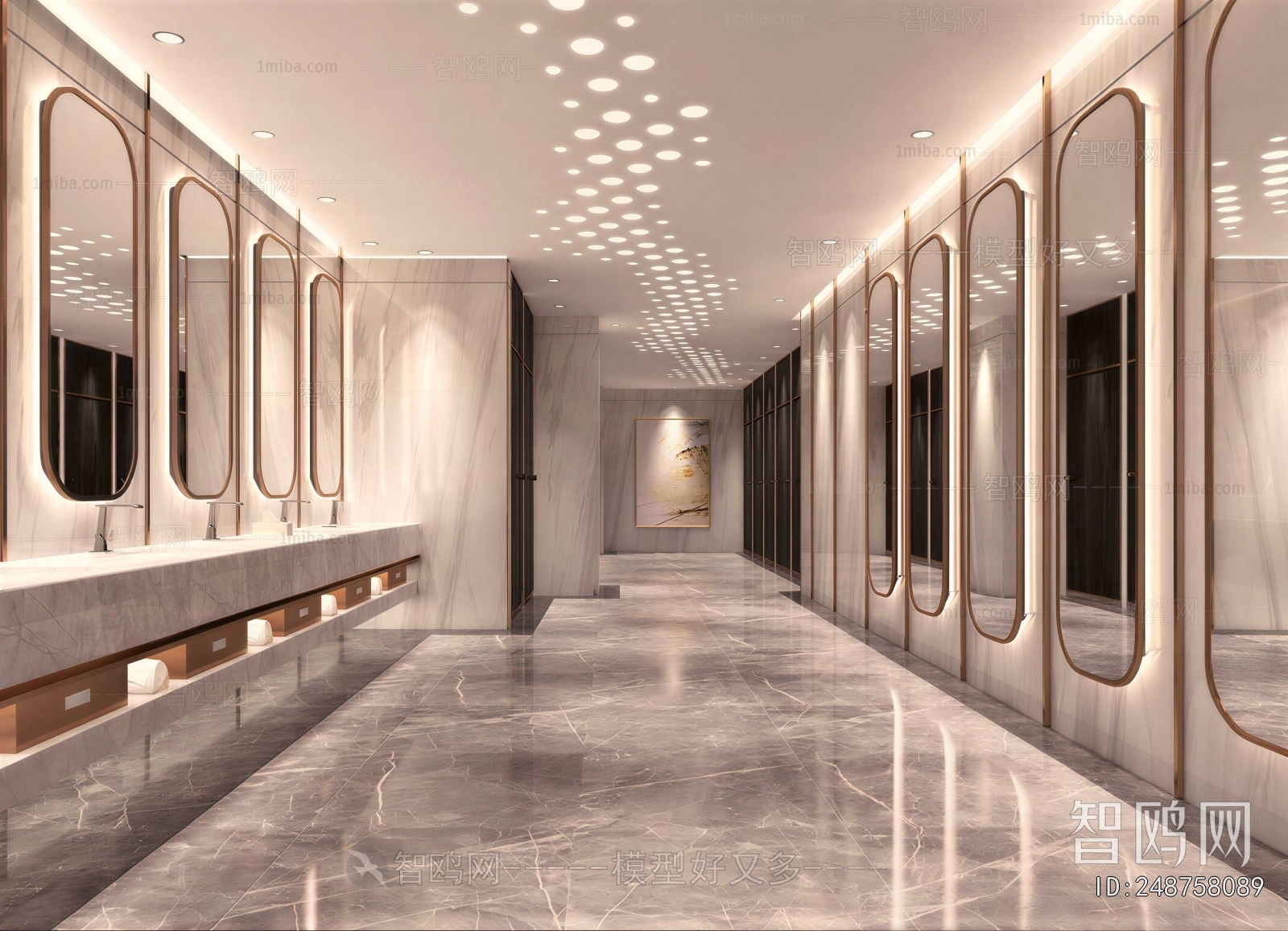 Modern Public Toilet