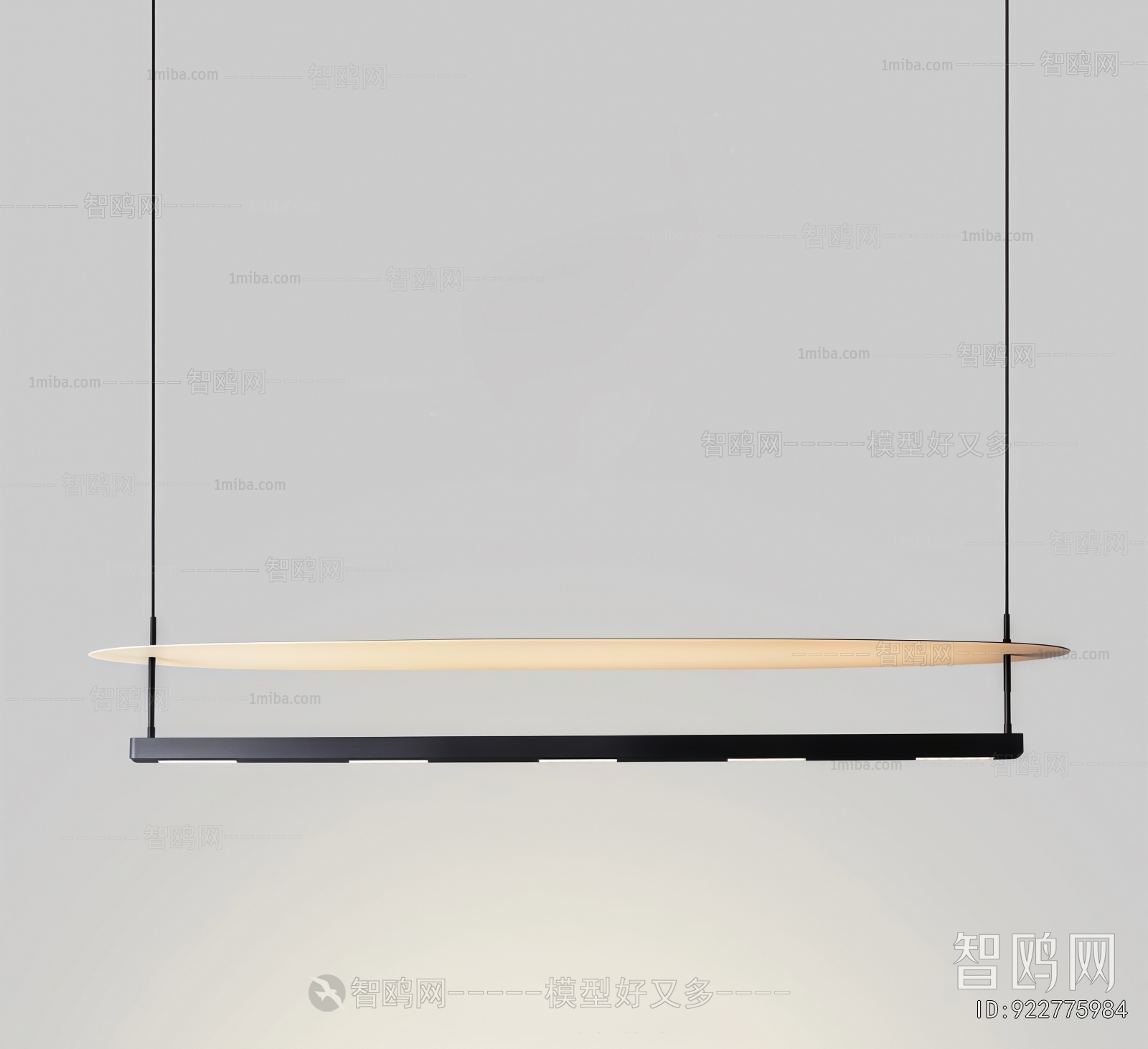 Modern Long Chandelier