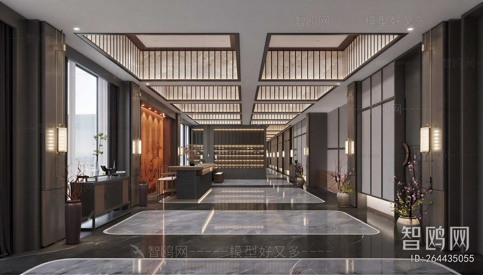 New Chinese Style Lobby Hall