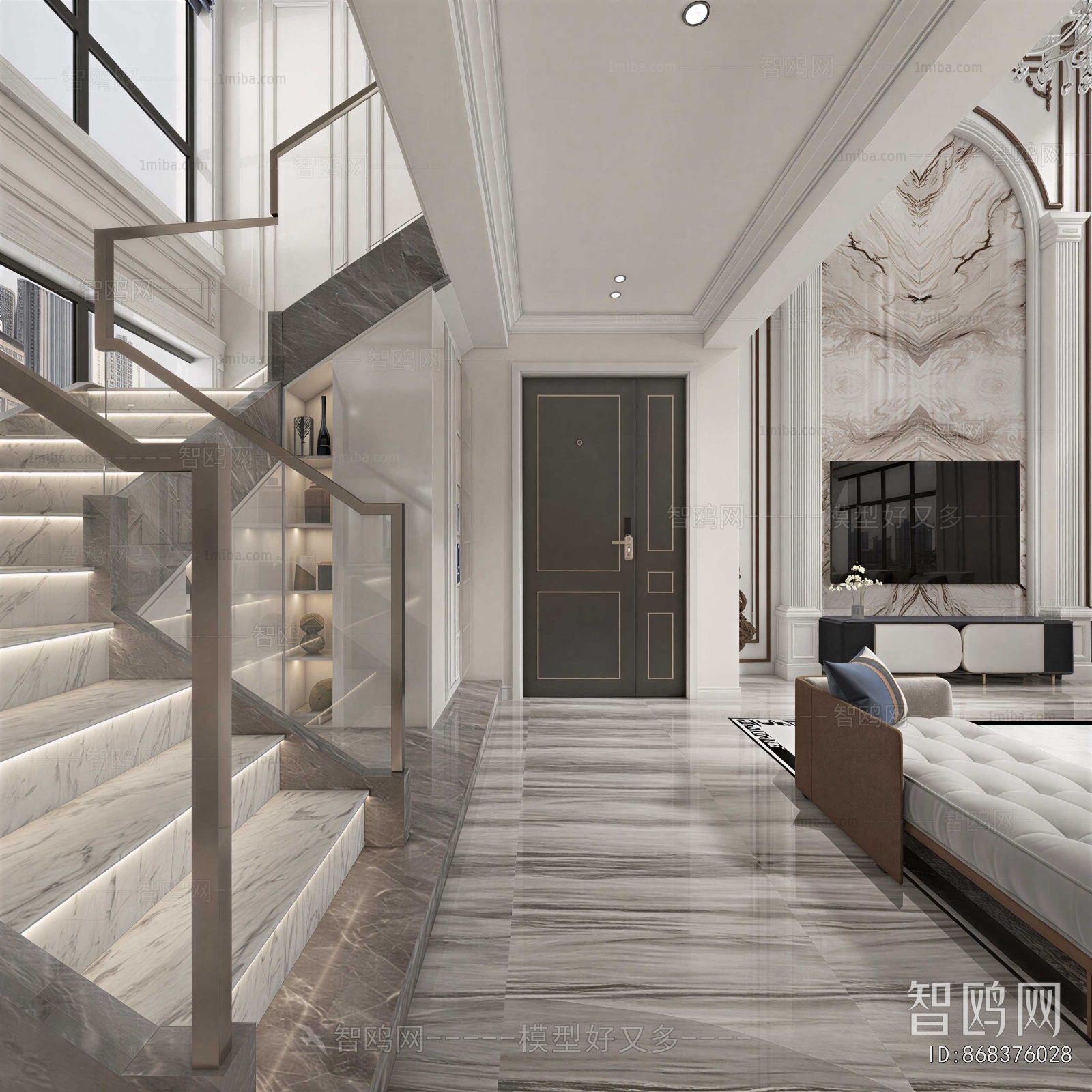 Modern Hallway