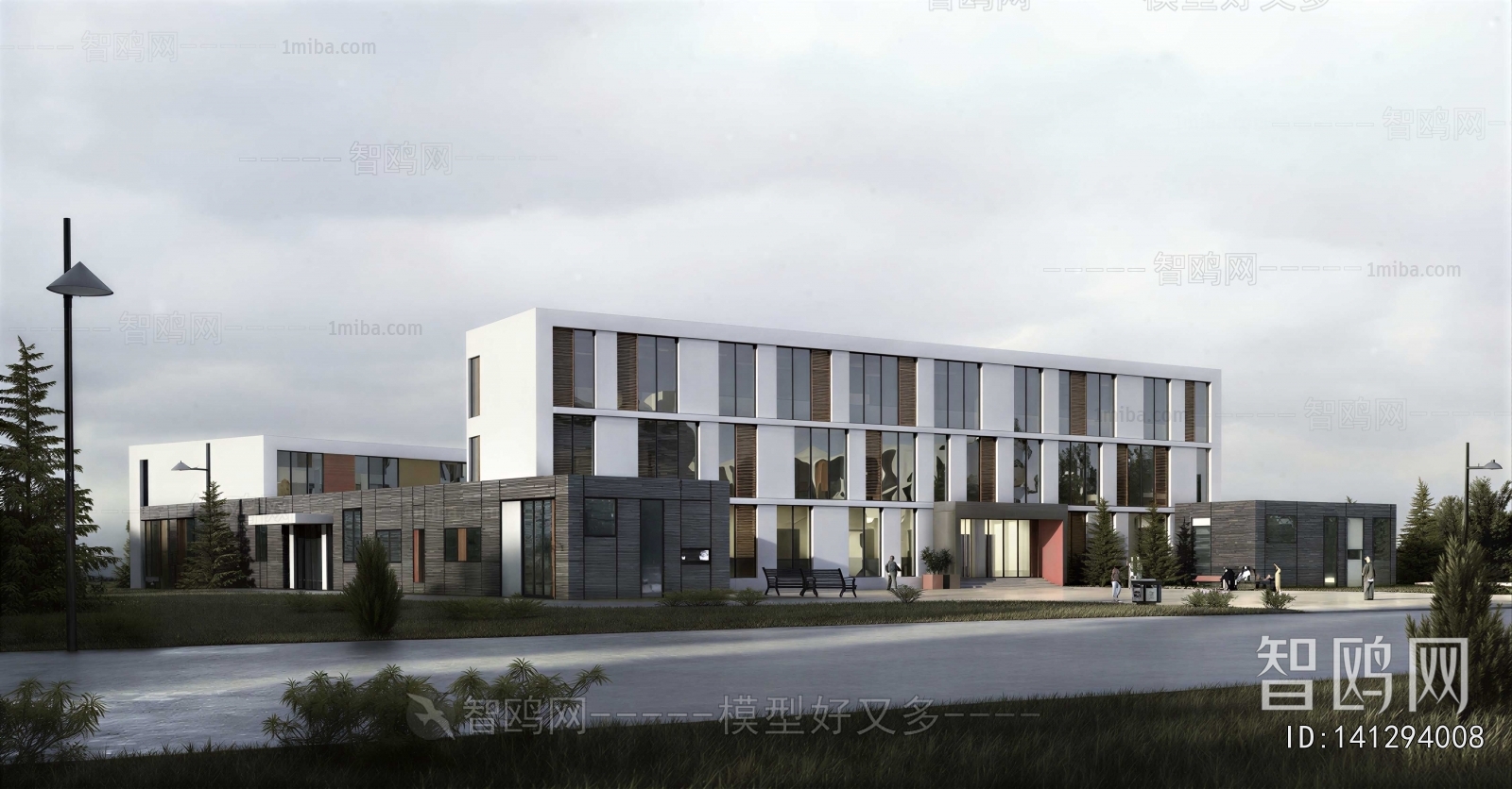 Modern Appearance Of Commercial Building