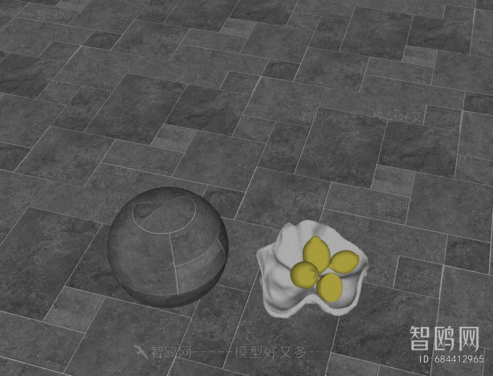 Wabi-sabi Style Floor Tile
