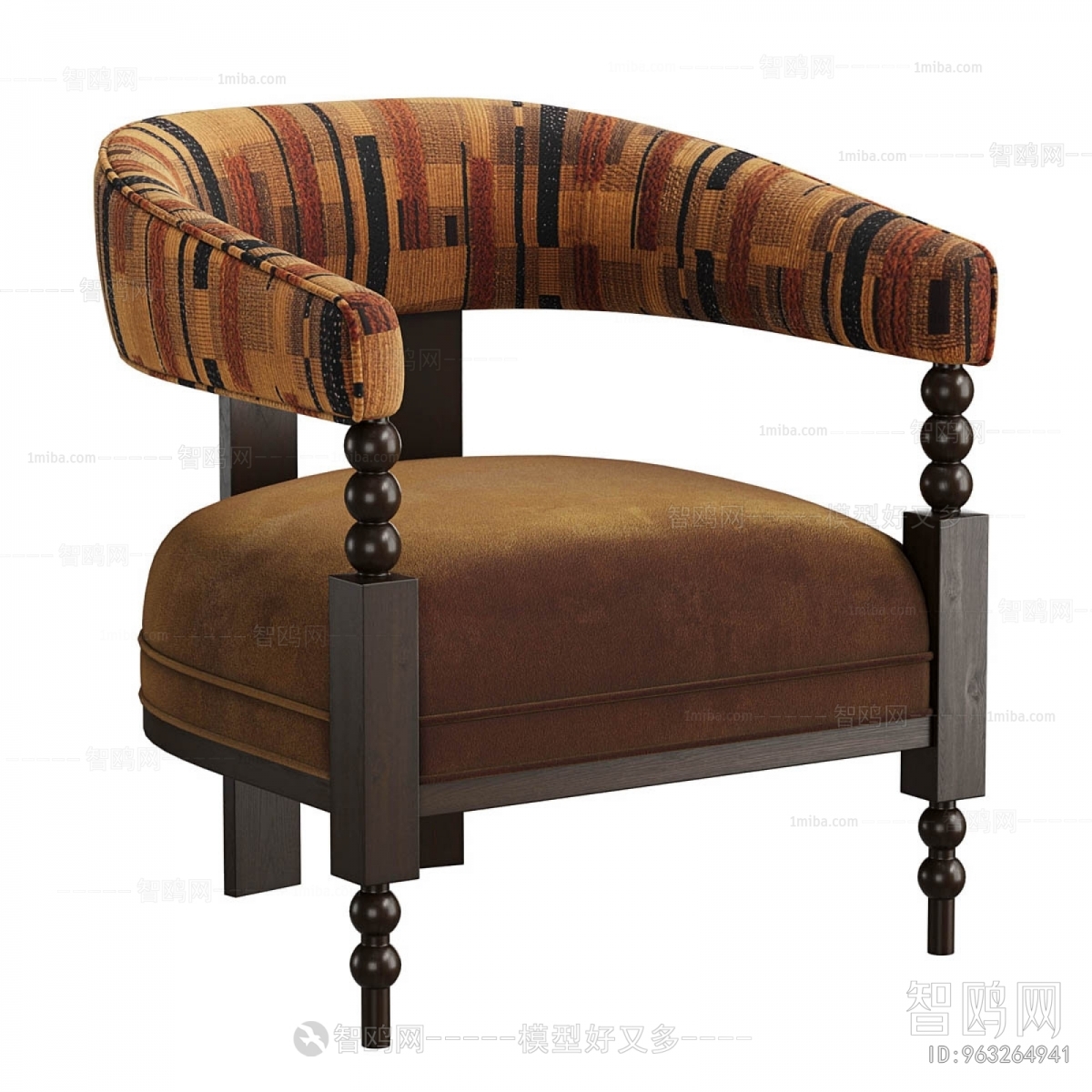 French Style Single Sofa