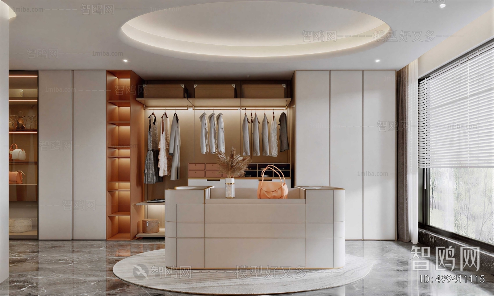 Modern Clothes Storage Area