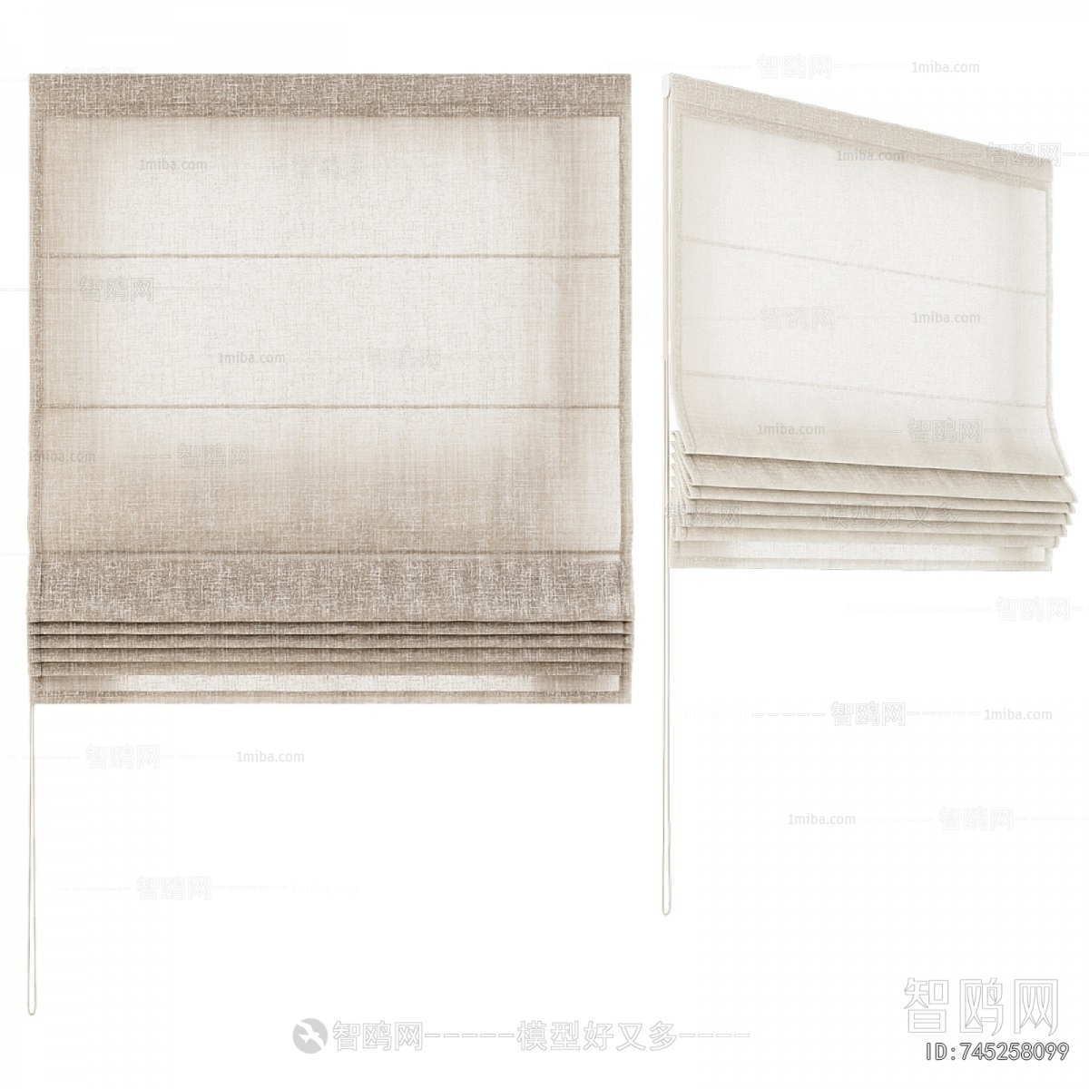 Modern Roman Curtain