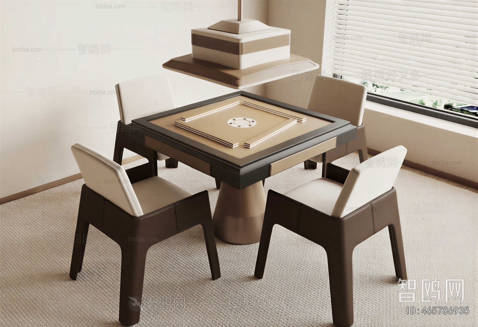 Modern Mahjong Tables And Chairs