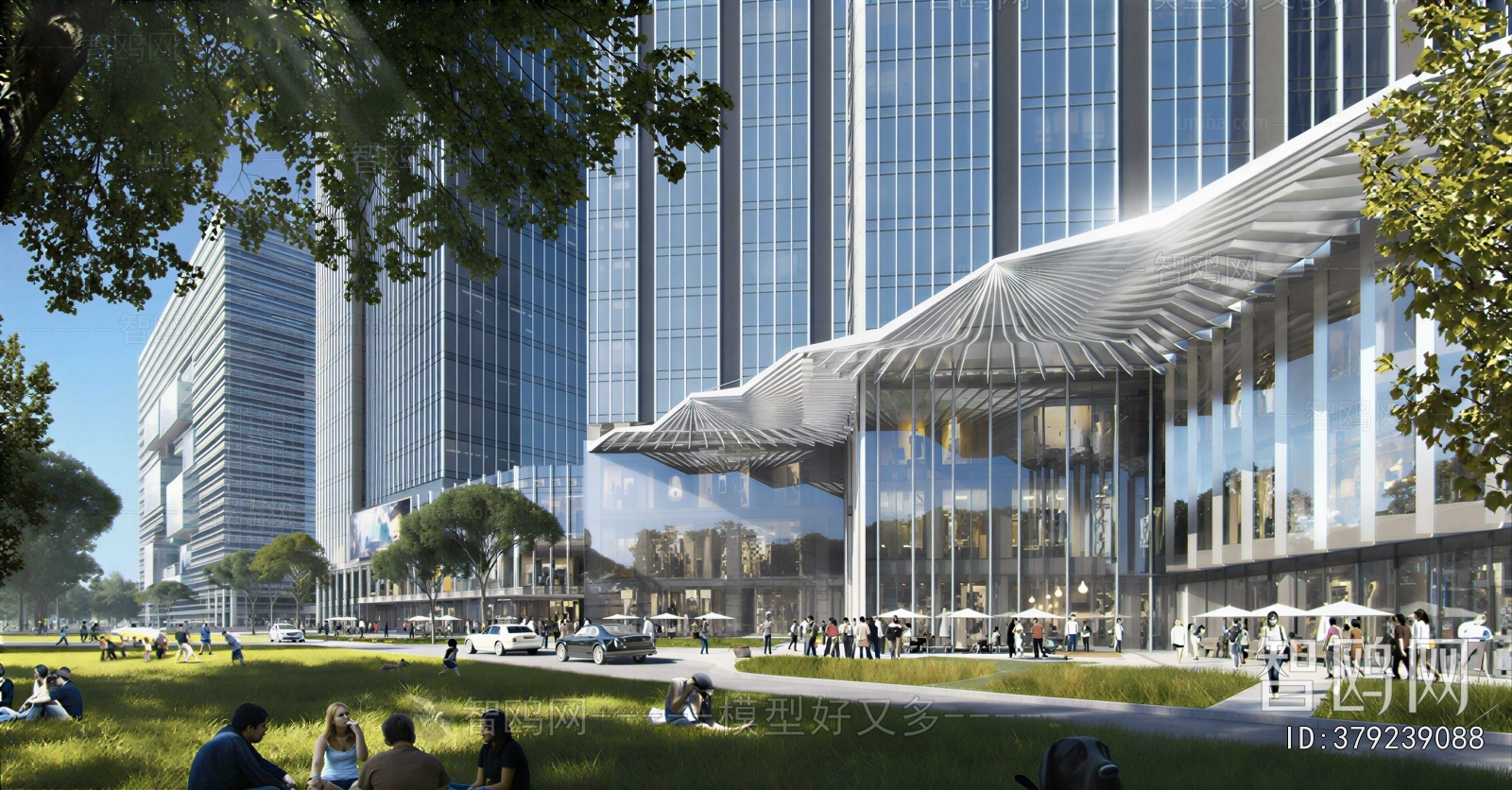 Modern Appearance Of Commercial Building